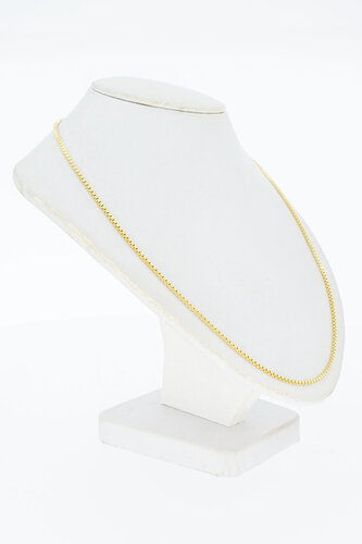 Figaro ketting 14 Karaat goud - 46,7 cm