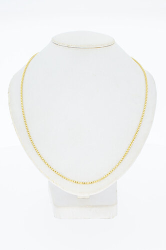 Figaro ketting 14 Karaat goud - 46,7 cm