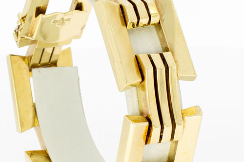 Tank armband 14 Karaat goud - 20,1 cm