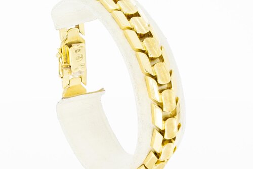 14 Karaat goud Staafjes armband - 18,5 cm