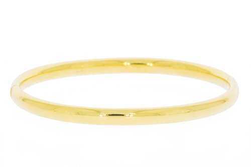 Geelgouden Slaven armband 14 Karaat