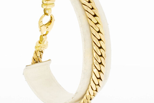 14 Karaat Gourmet armband - 21,2 cm