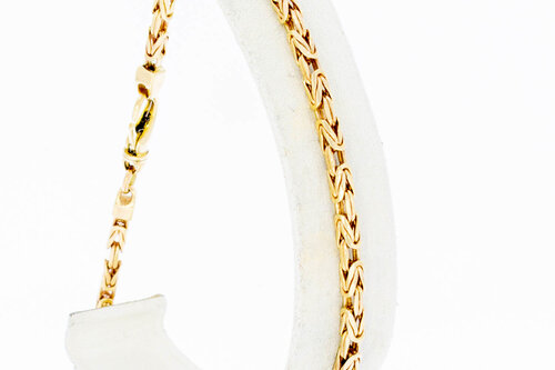 14 Karaat gouden Koningsarmband - 23 cm