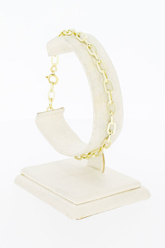 14 Karaat Anker schakelarmband - 20,9 cm