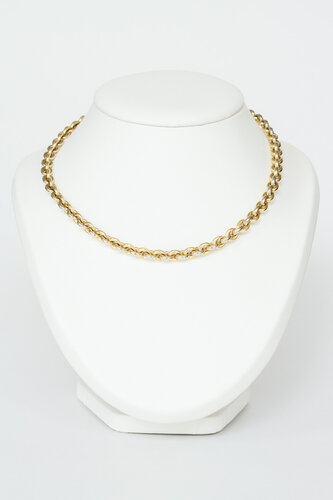 Jasseron ketting 14 karaat goud - 46 cm Jasseron ketting 14 karaat goud - 46 cm