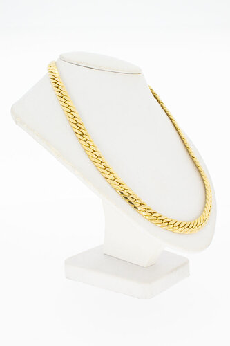 Gourmet ketting 18 Karaat goud - 46 cm