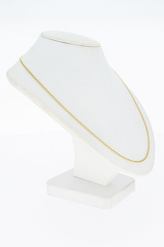14 Karaat gouden Gourmet schakelketting - 59,4 cm