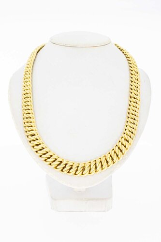 Gevlochten Collier 18 karaat goud - 44,2 cm
