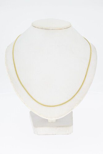 14 Karaat gouden Gourmet dames Collier - 43,9 cm