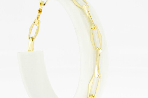 14 Karaat Closed Forever armband - 23,3 cm