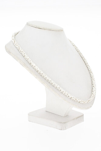 Zilveren (925) Byzantijnse Koningsketting - 45 cm