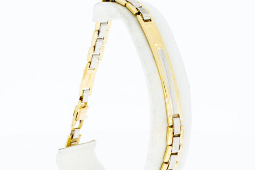 18 Karaat gouden Naam armband - 22 cm