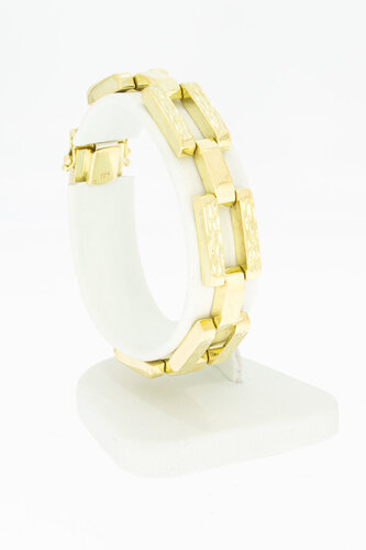 14 Karaat gouden dames armband - 17,4 cm
