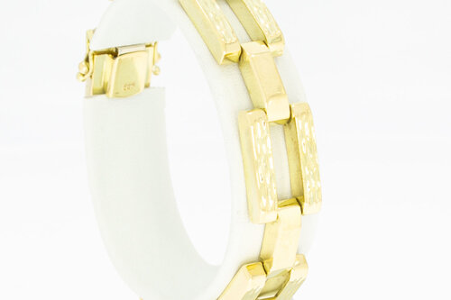 14 Karaat gouden dames armband - 17,4 cm