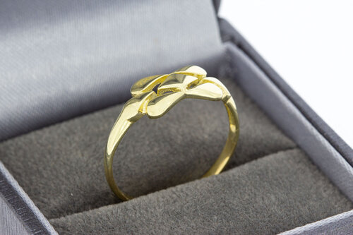14 karaat gouden vintage ring - 18,3 mm