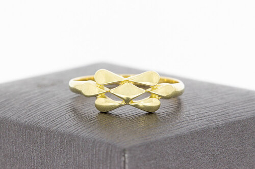 14 karaat gouden vintage ring - 18,3 mm