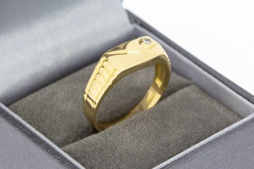 18 Karaat geelgouden ring - 18,9 mm