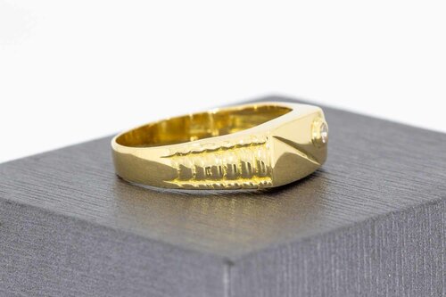18 Karaat geelgouden ring - 18,9 mm