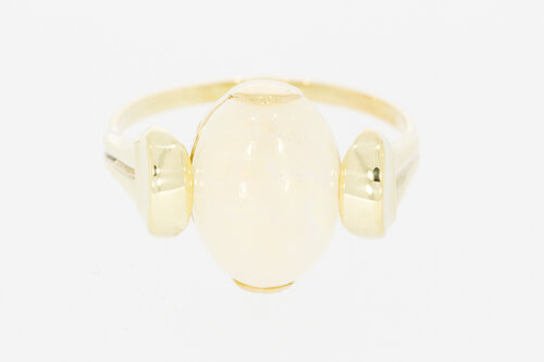 14 karaat gouden Opaalring - 18,5 mm