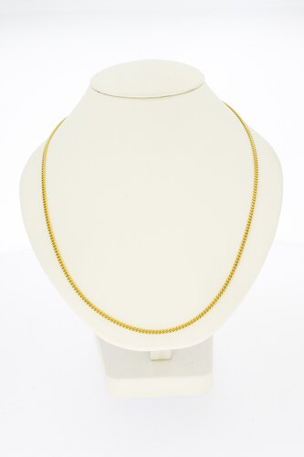 Gourmet ketting 14 karaat geelgoud - 51,5 cm