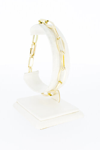 14 karaat Closed Forever schakelarmband - 22,1 cm
