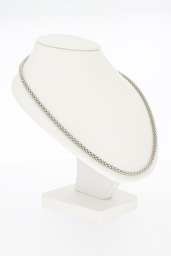 18 Karaat Witguden Halsketting 