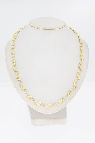 14 Karaat gouden damesketting - 45,5 cm