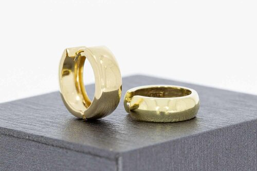 14 Karaat geel gouden Klap Creolen - 1,5 cm 14 Karaat geel gouden Klap Creolen - 1,5 cm