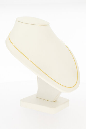 Gouden 14 karaat Gourmetketting - 50,7 cm