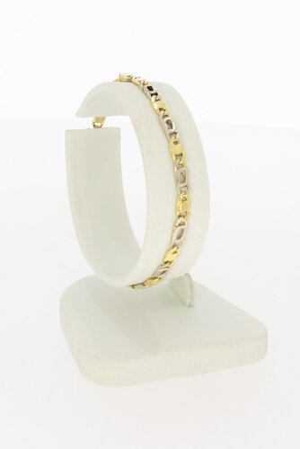 18 karaat Figaro armband - 16,5 cm
