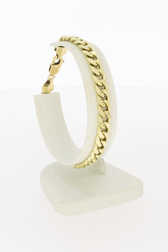 14 karaat goud Gourmet armband - 19,5 cm 14 karaat goud Gourmet armband - 19,5 cm