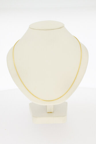 Gouden 14 karaat Slangen ketting - 45,5 cm