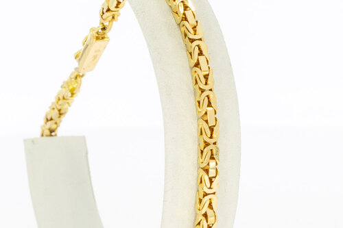 18 Karaat goud Koningsarmband - 20,4 cm