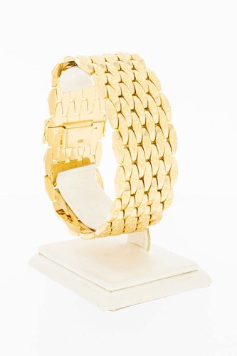 18 Karaat  gouden Tank armband - 20 cm 18 Karaat  gouden Tank armband - 20 cm