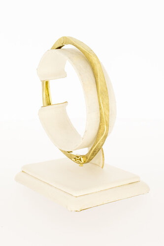 Geelgouden 14 karaat Slavenarmband