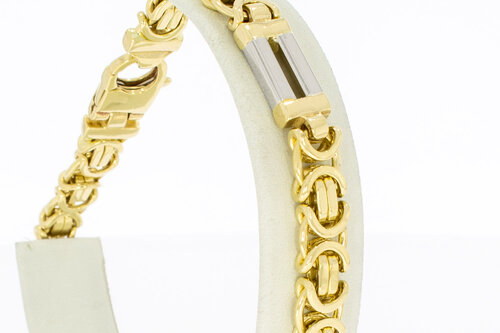 14 Karaat goud Koningsarmband - 22,5 cm