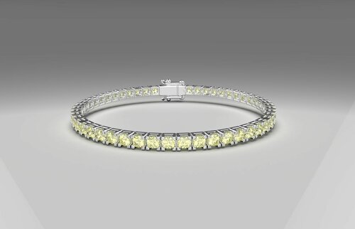 Tennis armband op maat laten maken - goud smid