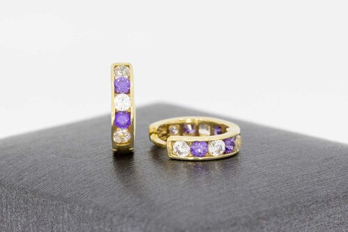 14 Karaat geelgouden Creolen - 1,2 cm