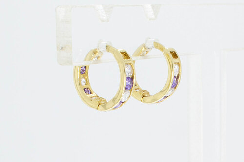 14 Karaat geelgouden Creolen - 1,2 cm