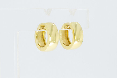 14 Karaat gouden bolle Creolen - 1,4 cm