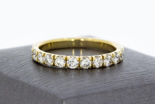 Aanschuif dames ring 14 Karaat gouden - 20,3 mm