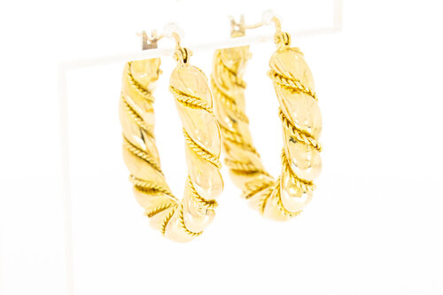 18 Karaat gouden Creolen dames  - 2,7 cm