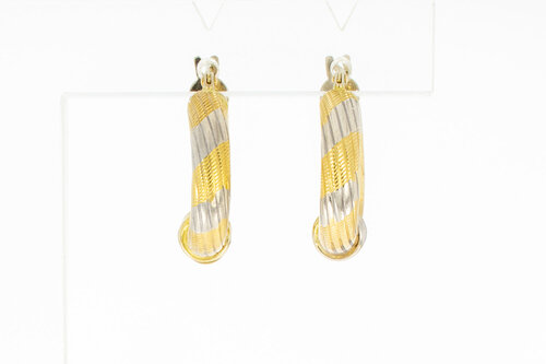 Gouden oorringen 18 karaat - 1,9 cm