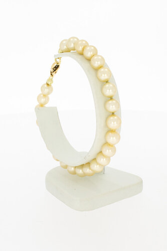 Parelarmband goud 14 Karaat - 21,6 cm