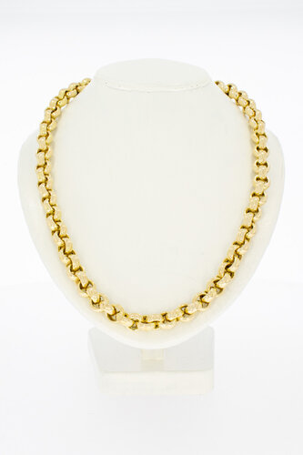 14 karaat Jasseron halsketting - 45 cm