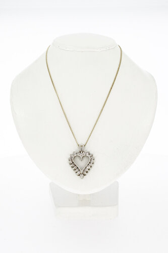 Hartje Diamanthanger 14 karaat goud - 24,7