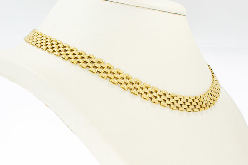 18 Karaat gouden Rolex style Collier - 44 cm