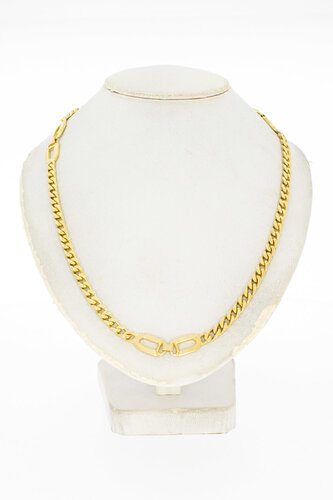 18 Karaat gouden Gourmetketting - 91,5 cm