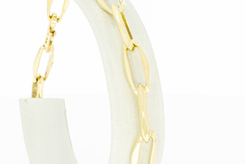 14 Karaat goud Closed Forever armband - 20,1 cm