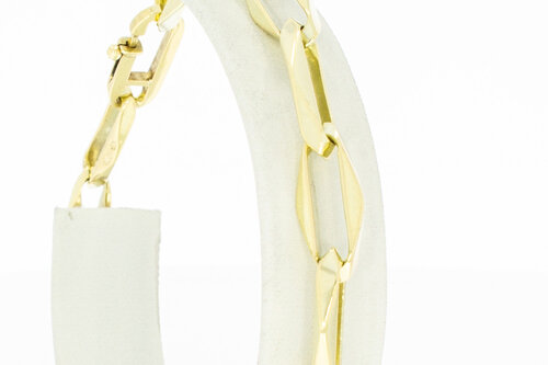 14 Karaat Closed Forever armband - 21,4 cm